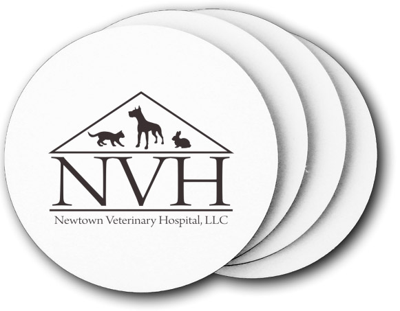 Newtown Veterinary Hospital LLC Coasters (5 Pack) - $15.87 | NiceBadge™